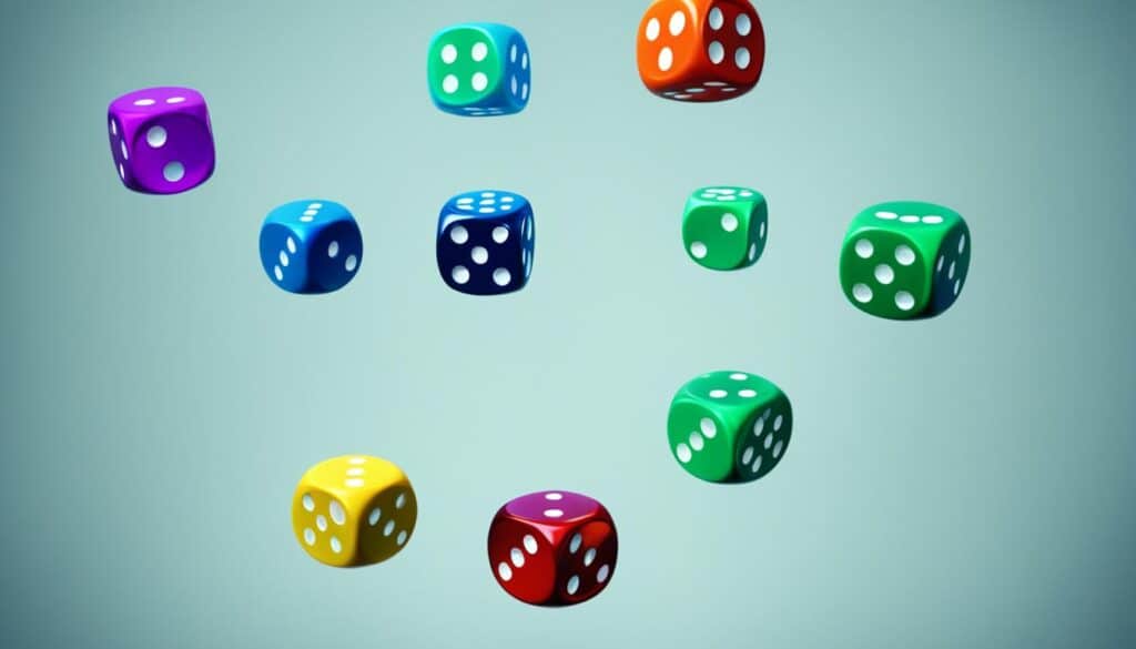 probability of rolling specific dice combinations